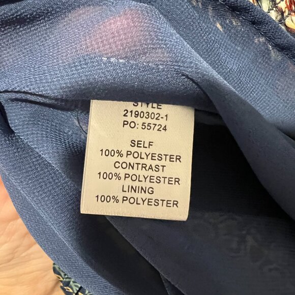 Current Air Floral Border Print Mini Dress NWT Size Small - Picture 16 of 16